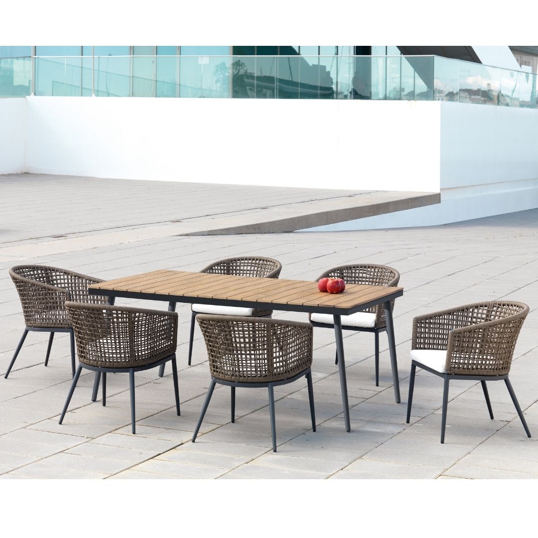 Conjunto de mesa y sillas para terraza en Madrid | Muebles Valencia®