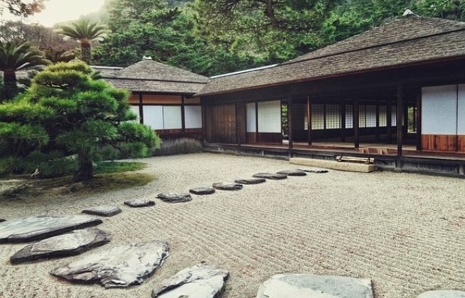 Decoración de un Jardín Zen